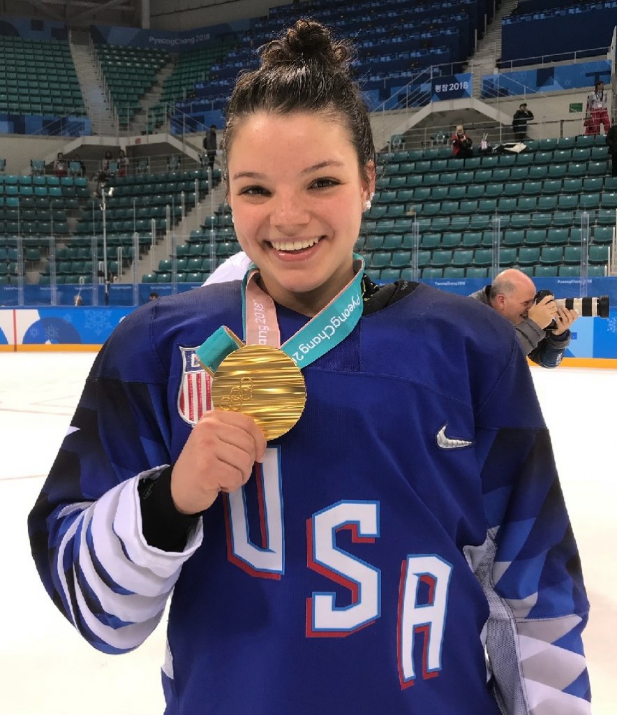 Cayla Barnes Gold Medalist